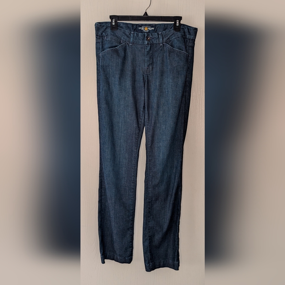 Lucky Brand Wide Leg Dark Wash size 12 / 31